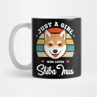 Just a Girl Who Loves Shiba Inus Mug